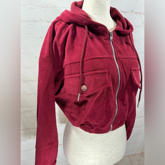 HALARA Cargo Pocket Long Sleeve Cropped Casual Jacket - size XSmall - Picture 5 of 7